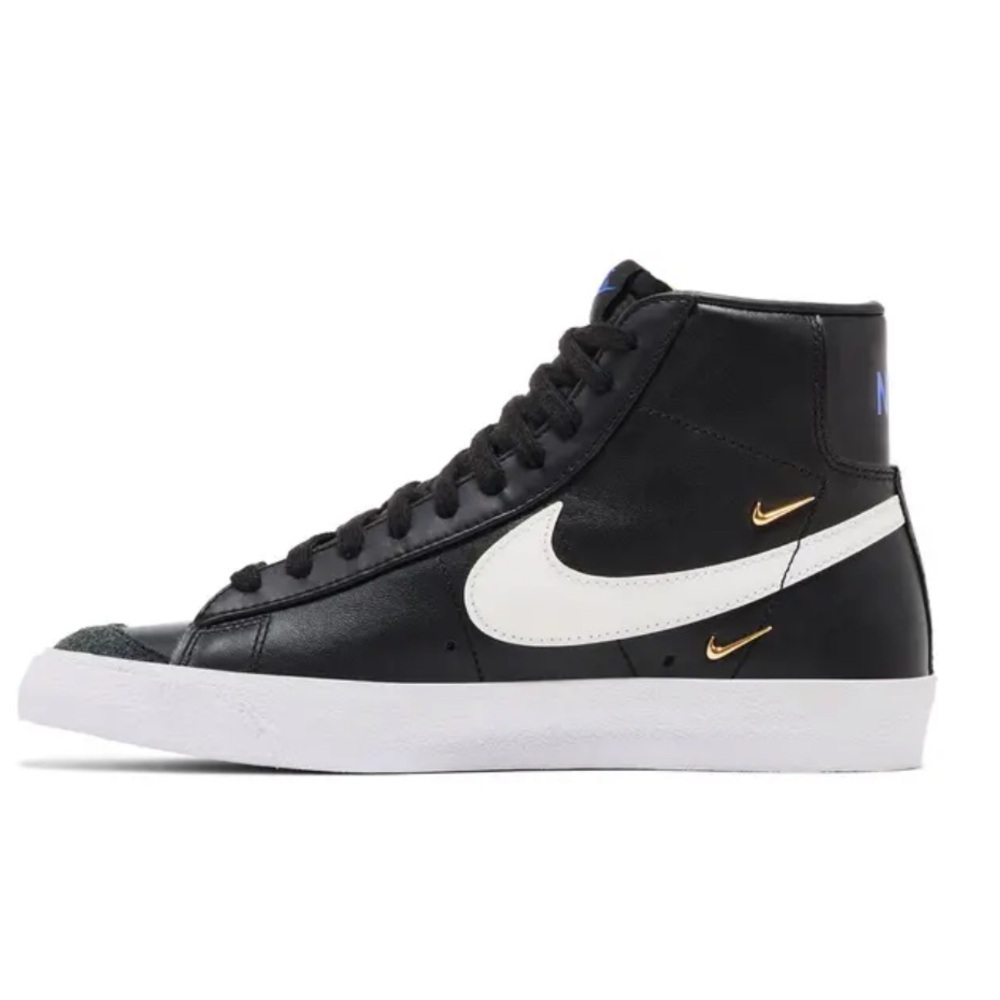 Nike Blazer Mid '77 SE Black Metallic Gold Sisterhood - Picture 3 of 7